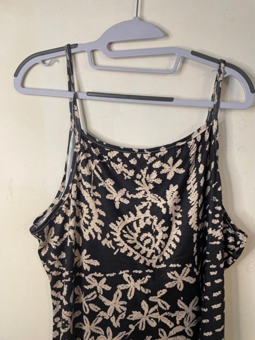 Cream Printed Spaghetti-Plus